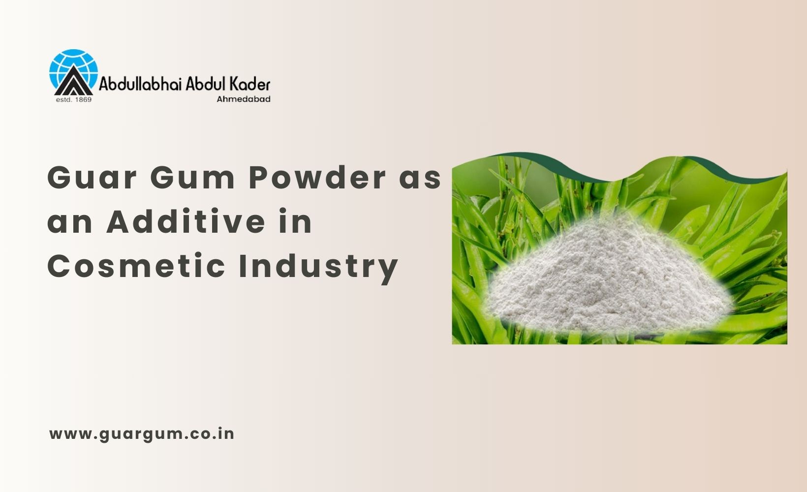 Guar Gum Powder in Cosmetic Industry