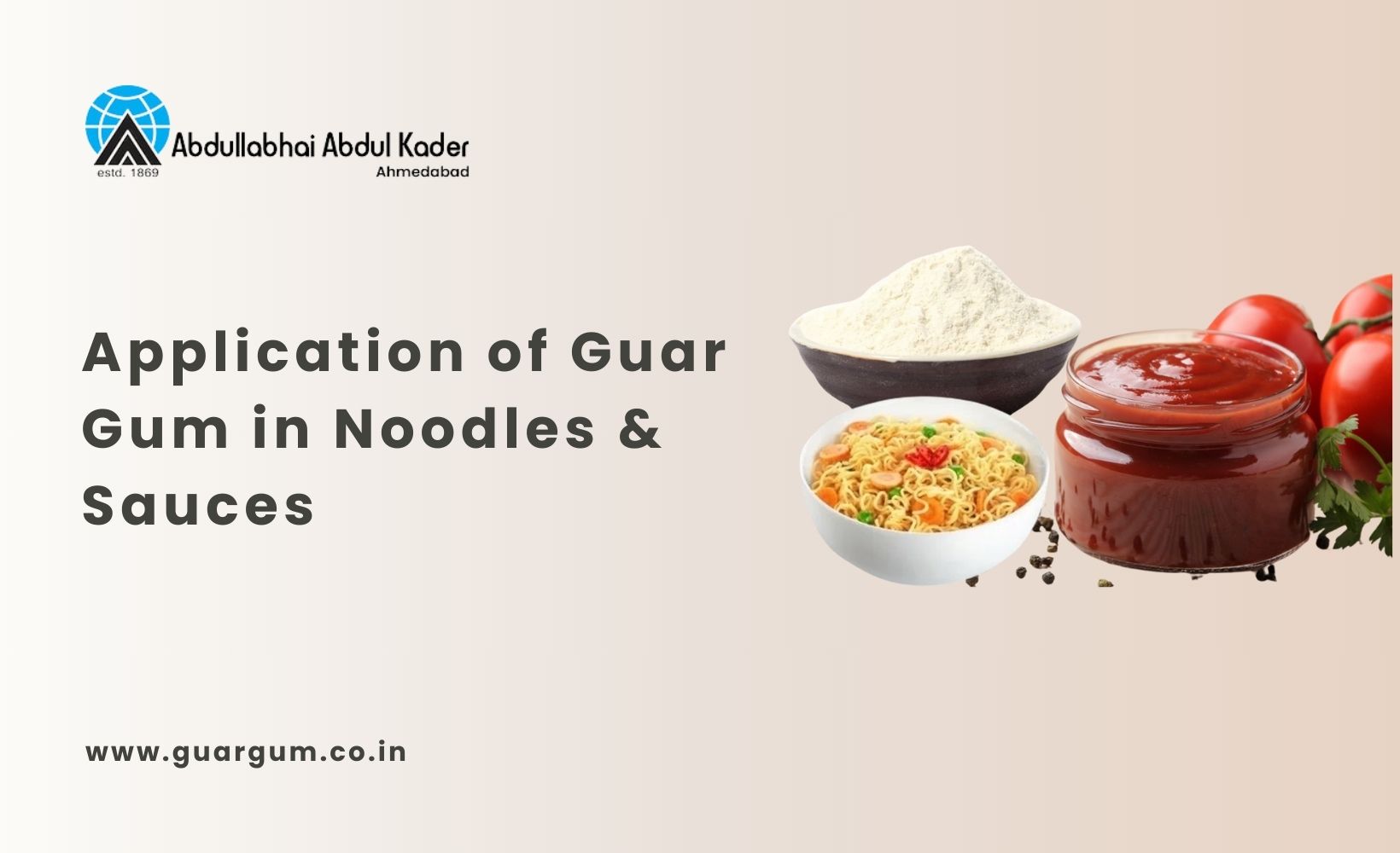 Guar Gum in Noodles & Sauces