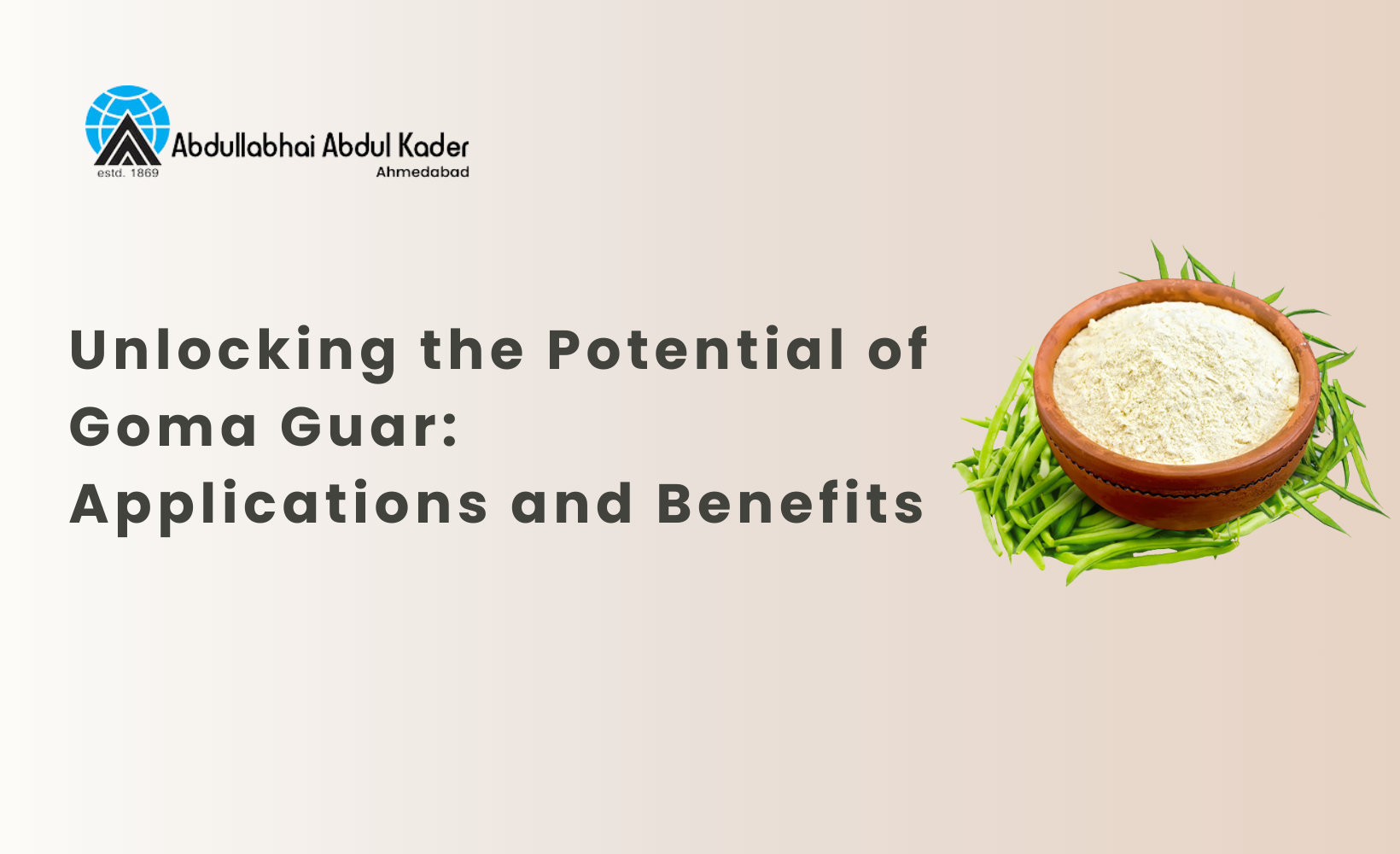 Unlocking the Potential of Goma Guar: Applications and Benefits