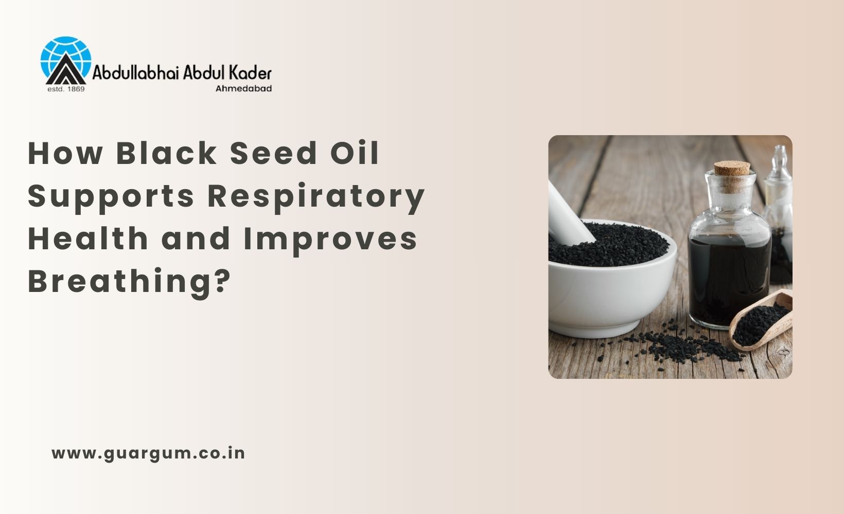 How Black Seed Oil Supports Respiratory Health and Improves Breathing?
