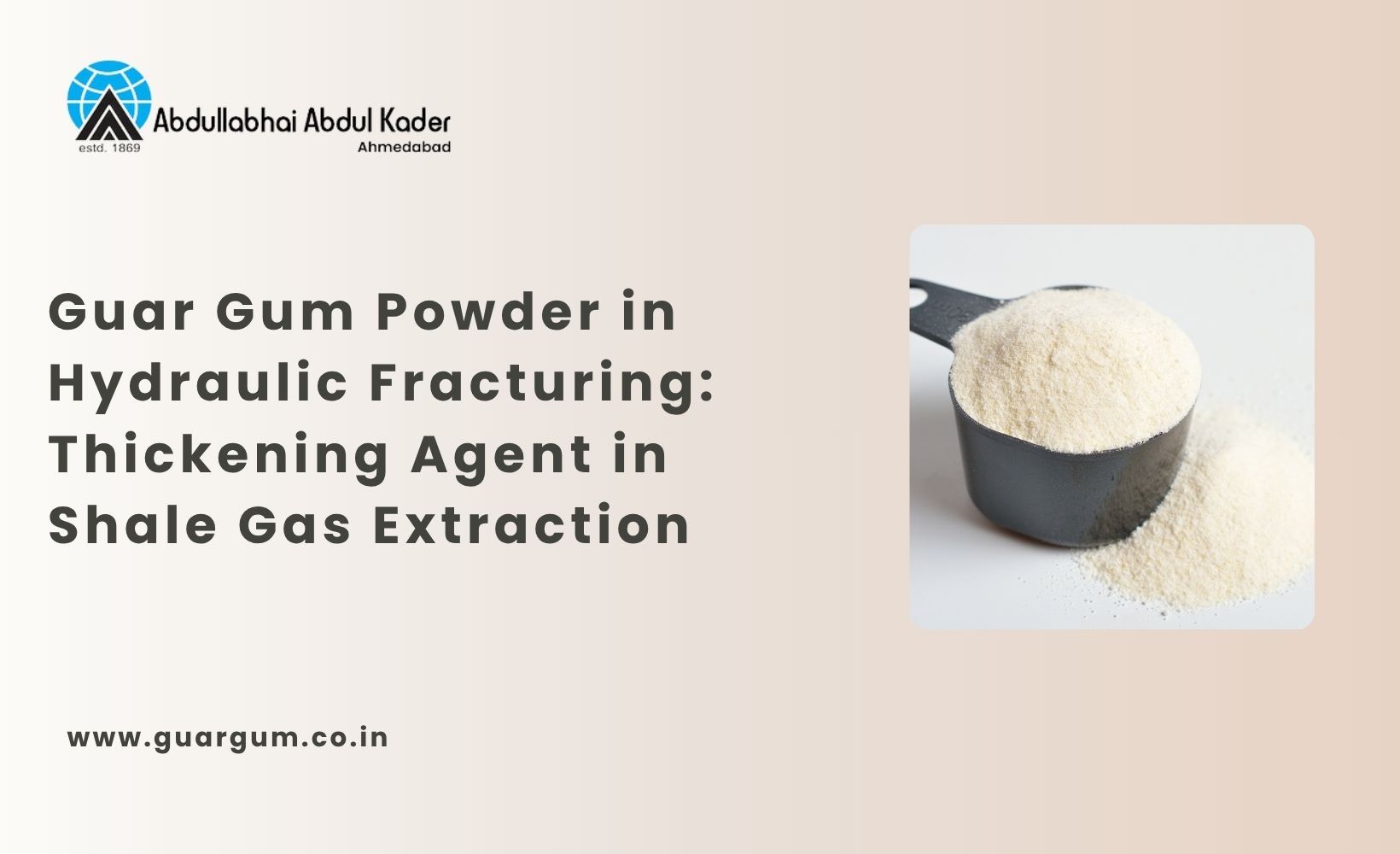 Guar Gum Powder in Hydraulic Fracturing
