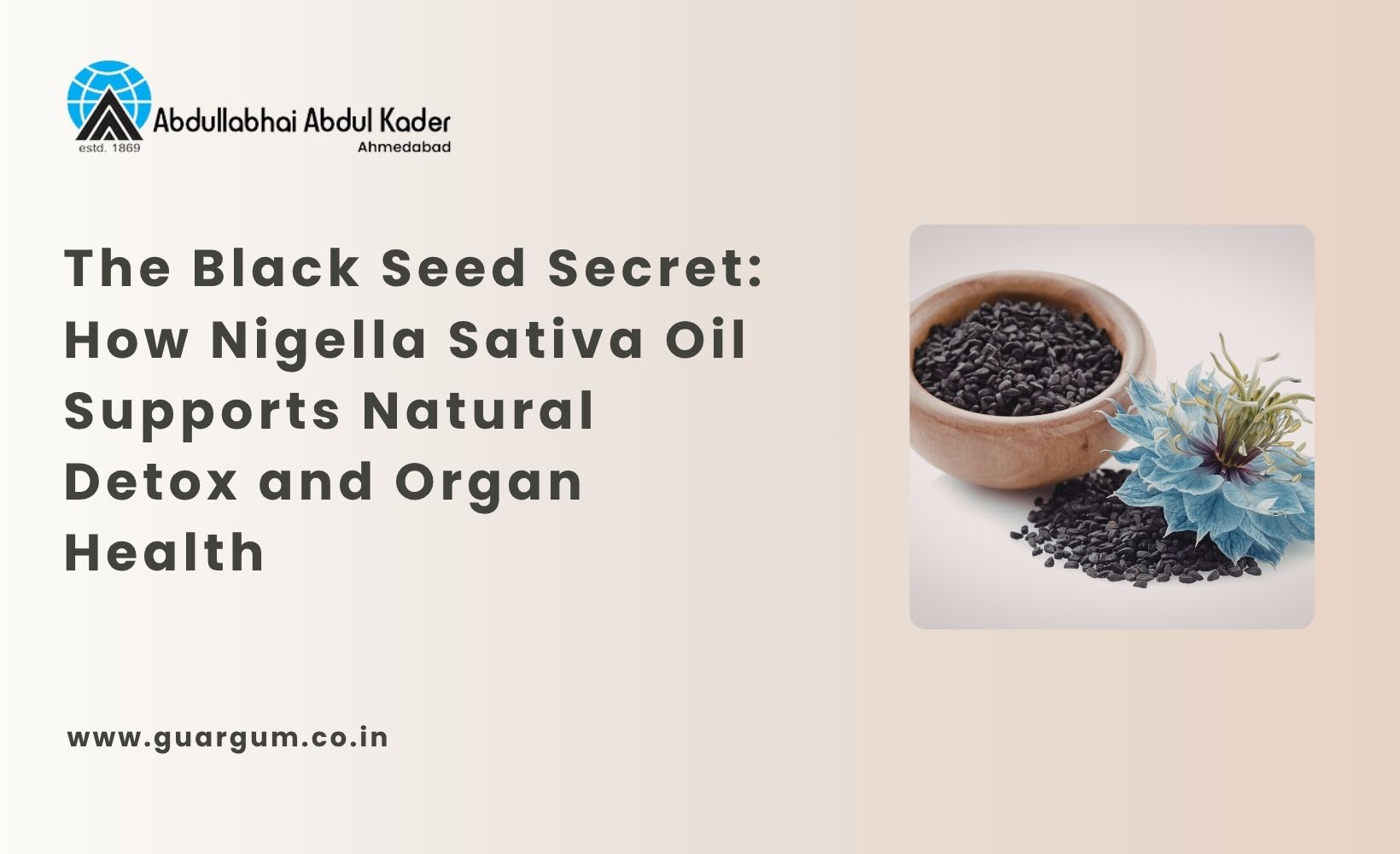 Nigella Sativa Oil Supports Natural Detox and Organ Health