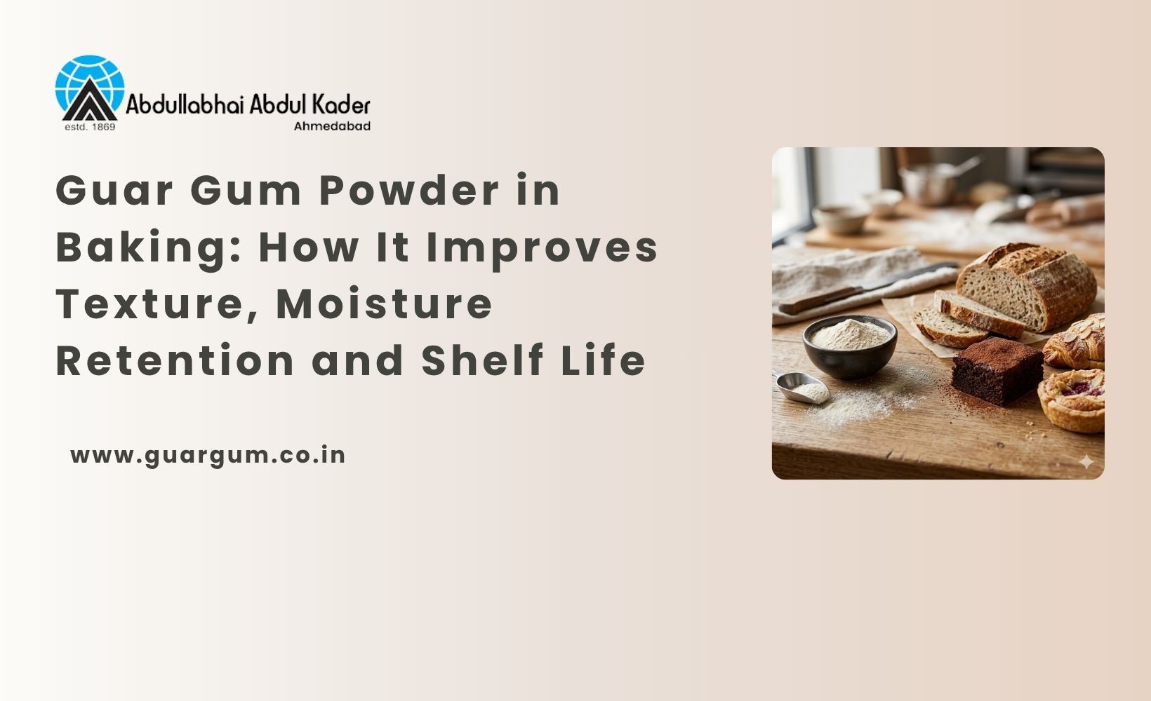 Guar Gum Powder in Baking: How It Improves Texture, Moisture Retention and Shelf Life