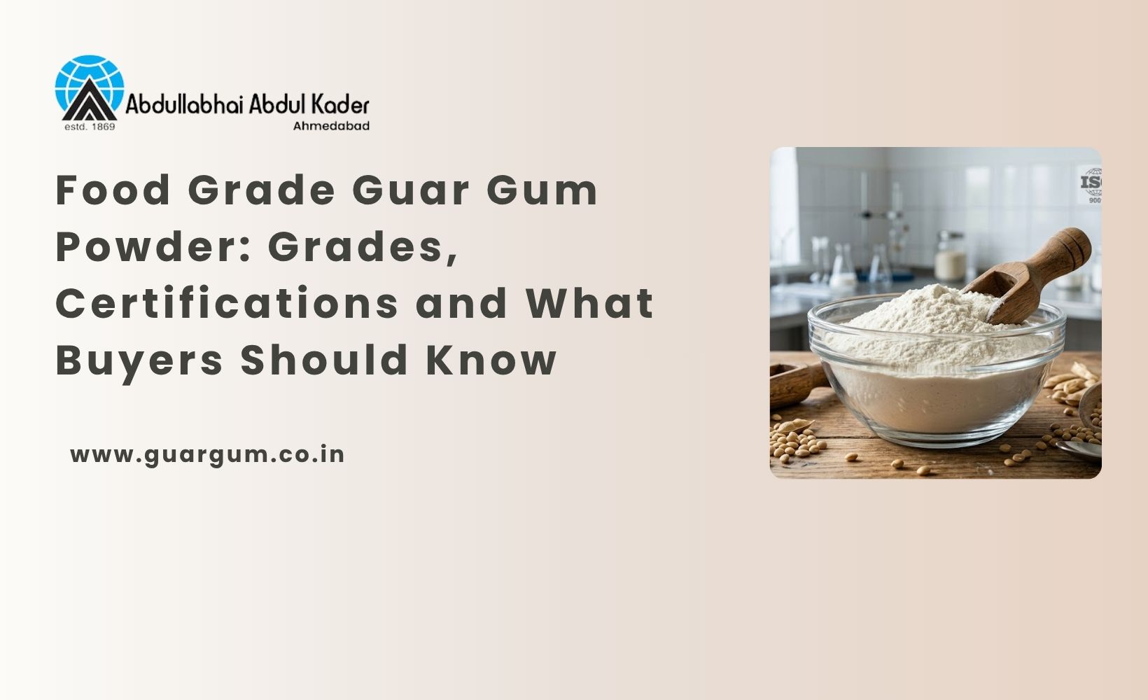 Food Grade Guar Gum Powder: Grades, Certifications and What Buyers Should Know
