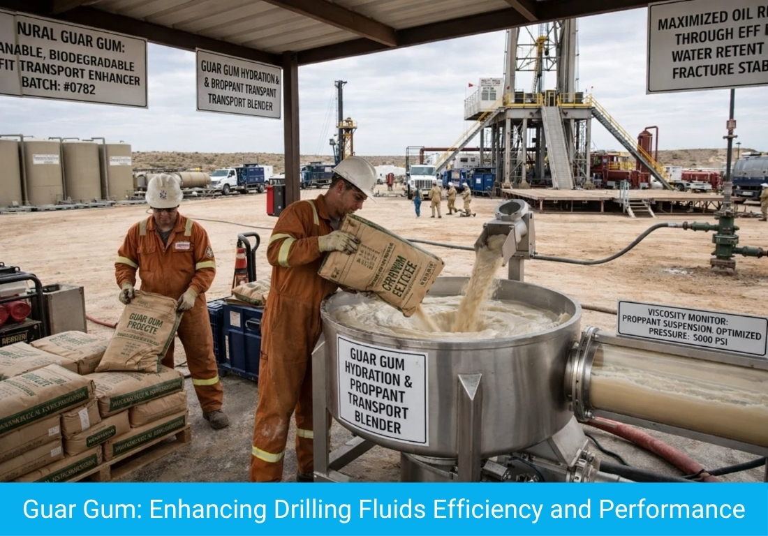 Guar Gum: Enhancing Drilling Fluids Efficiency and Performance