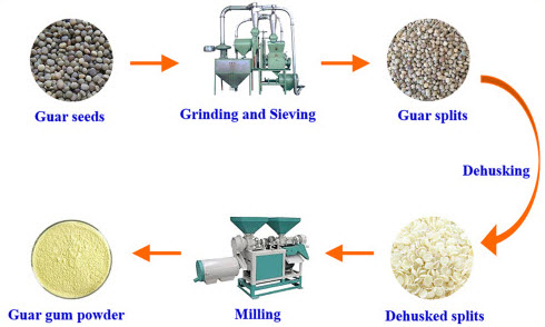 Guar Gum Extraction Process