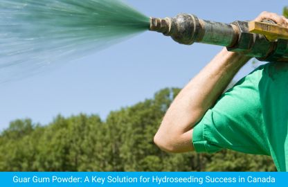 Guar Gum Powder Key Solution Hydroseeding