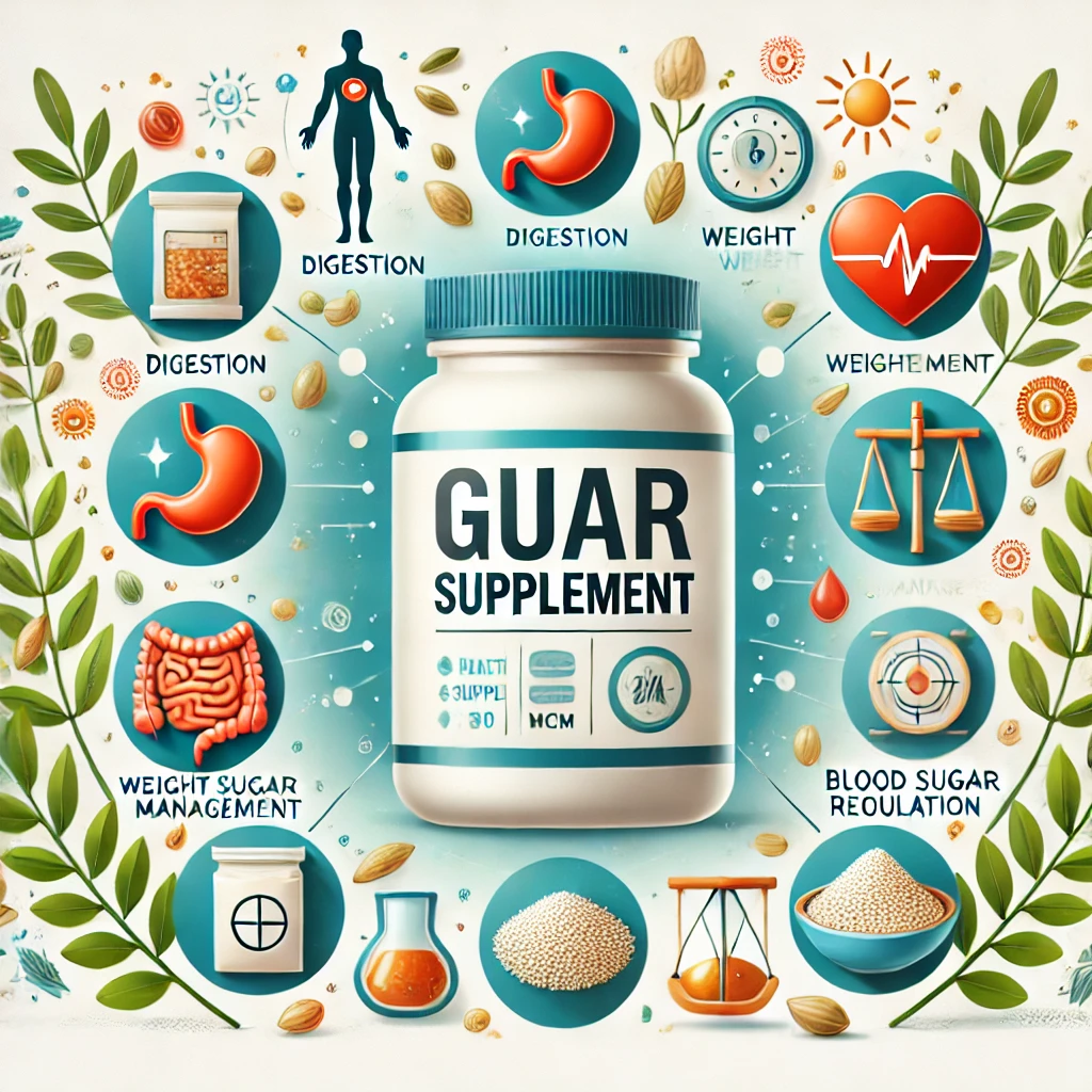 Guar as a Dietary Supplement: Health Benefits for Humans